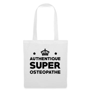 Ostéopathe / Ostéopathie / Masseur / Kiné / Ostéo - Sac en tissu - blanc - Devant