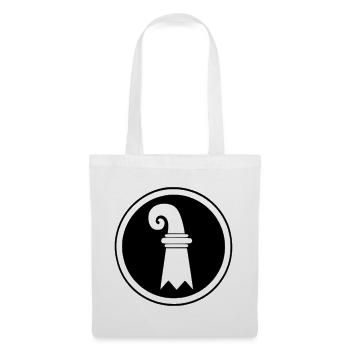 Basel flag in circle - Tote Bag - white - Front