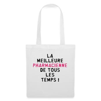 Pharmacien / Pharmacienne / Pharmacie / Médecin - Sac en tissu - blanc - Devant