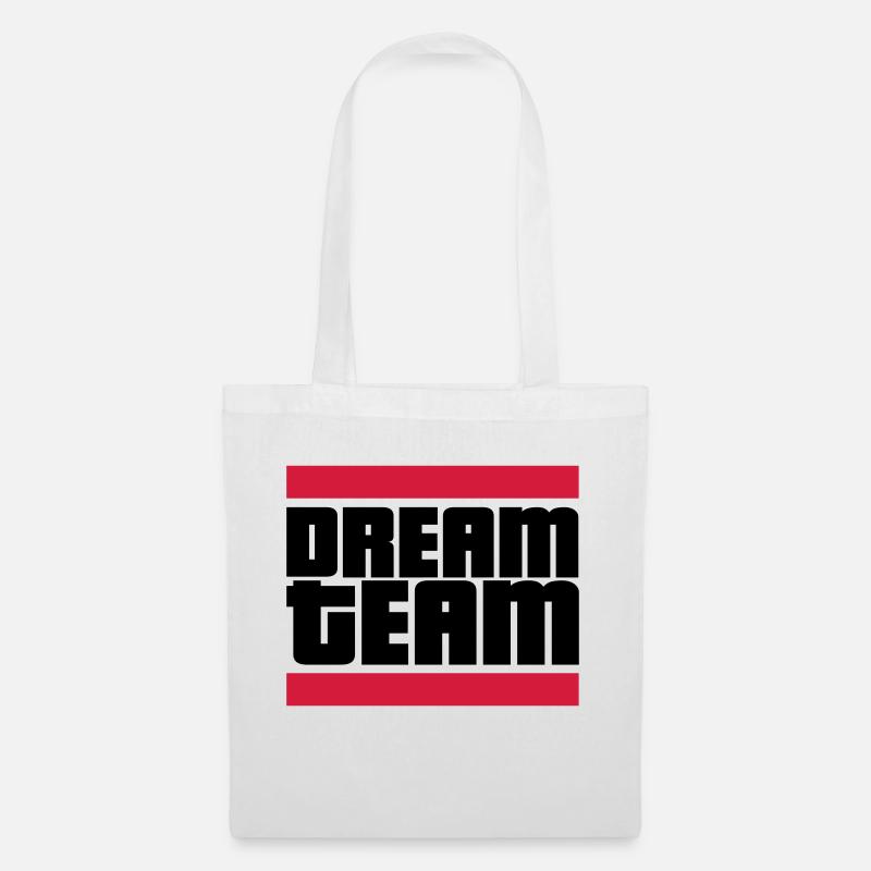 dream team - Stoffbeutel - Weiß