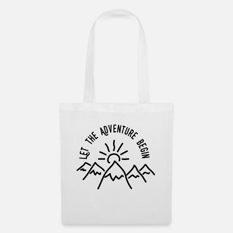 AD Let the Adventure Begin - Tote Bag - white