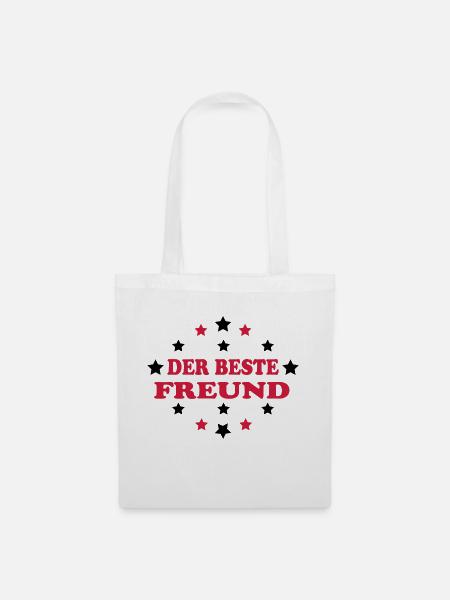 Der beste freund - Tote Bag - white