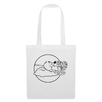 Mole earth Mole hail flower smell fragrance sp - Tote Bag - white - Front