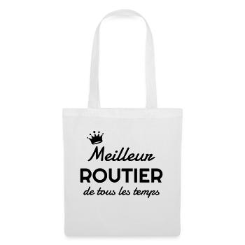 Routier / Chauffeur Poids-lourd / Camion / - Sac en tissu - blanc - Devant