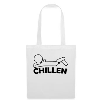 chillen - Stoffbeutel - Weiß - Vorne