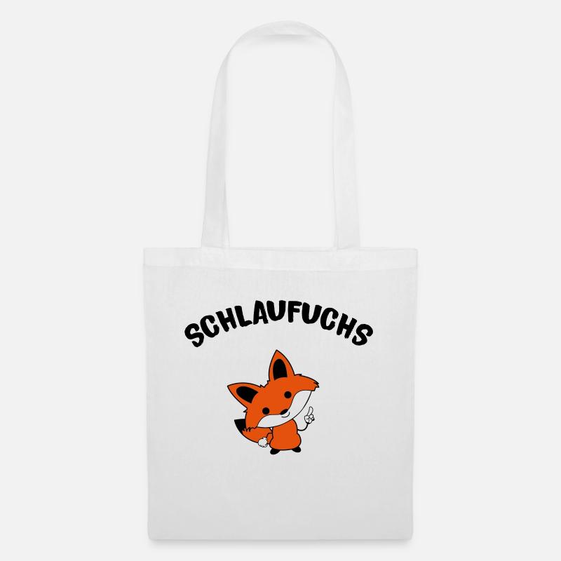 schlaufuchs_02 - Stoffbeutel - Weiß