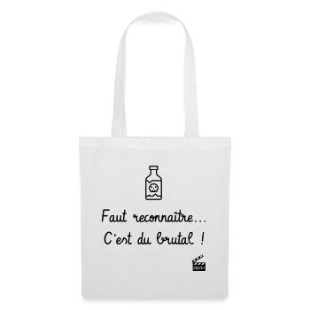 Les Tontons Flingueurs ! Réplique culte - Alcool - Sac en tissu - blanc - Devant