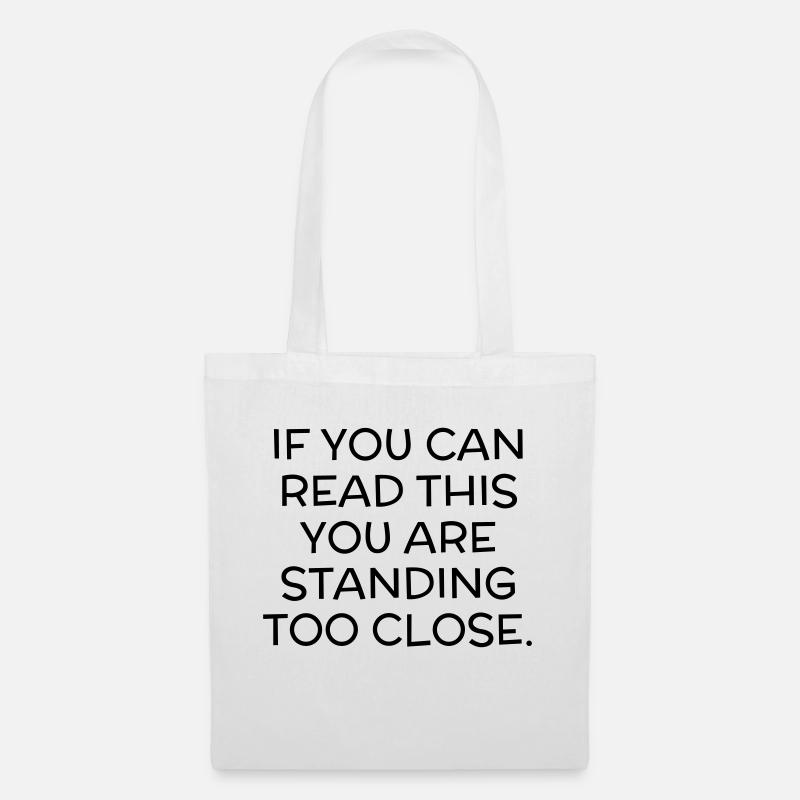 If You Can Read This - Stoffbeutel - Weiß
