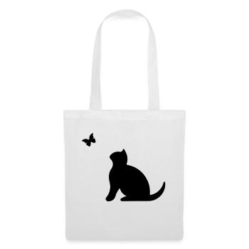 Cat - Tote Bag - white - Front
