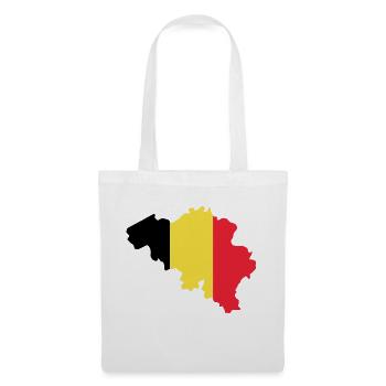 Country Belgium flag colors - Tote Bag - white - Front