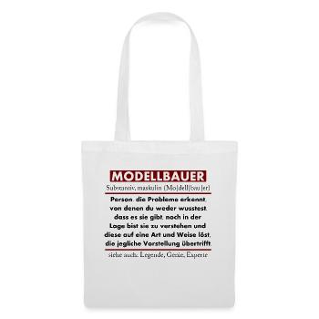 Modellbauer - Stoffbeutel - Weiß - Vorne
