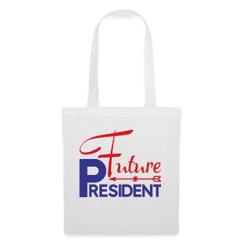 Futur président - Sac en tissu - blanc - Devant