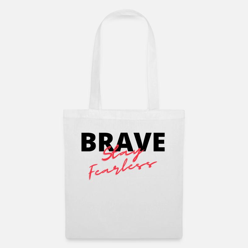 Brave - Stoffbeutel - Weiß