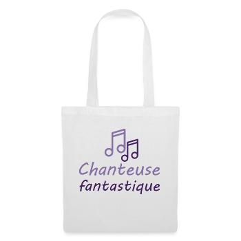 Tshirt femme Chanteuse fantastique - Sac en tissu - blanc - Devant