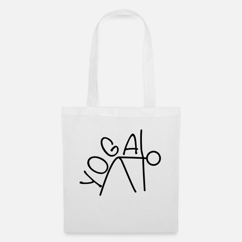 Conception d’exercices de yoga - Sac en tissu - blanc