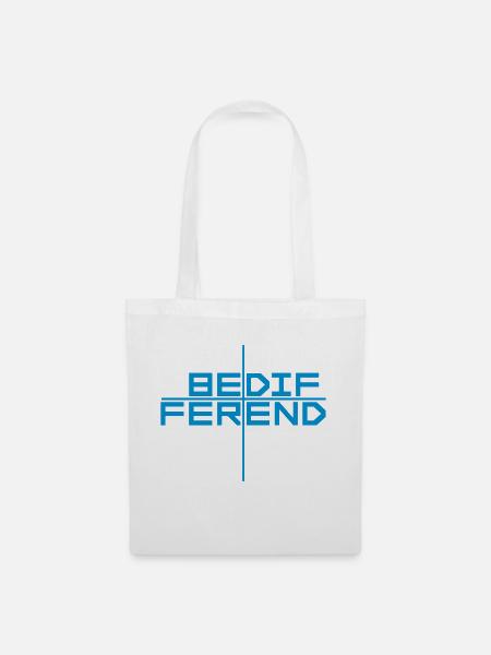 Be different Logo Design - Stoffbeutel - Weiß