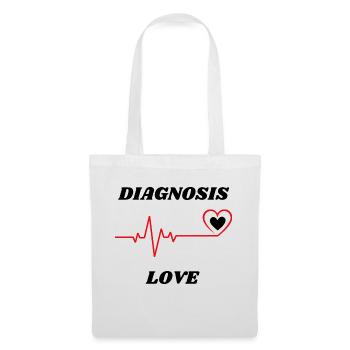 Diagnose Liebe - Stoffbeutel - Weiß - Vorne