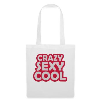 design cool sexy fou - Sac en tissu - blanc - Devant