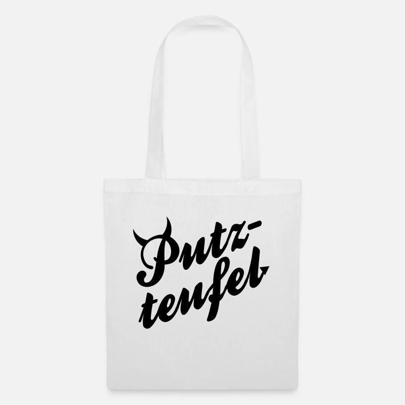 Putzteufel - Stoffbeutel - Weiß