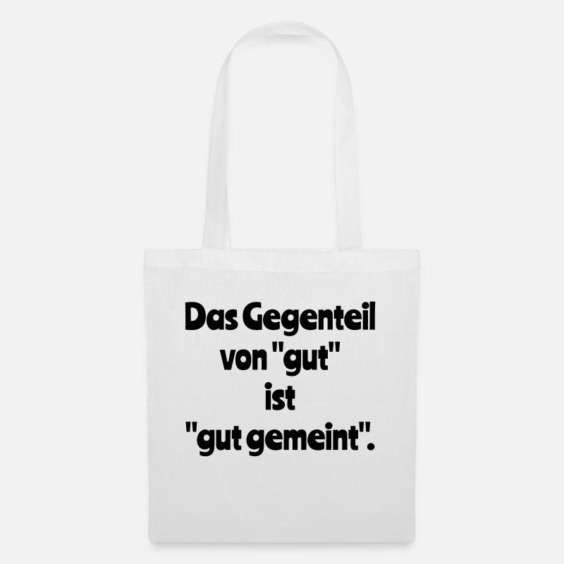 Das Gegenteil - Stoffbeutel - Weiß
