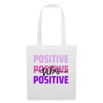 Positive Vibes - Tote Bag - white - Front