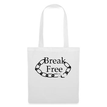 Break Free - lettrage avec image - Sac en tissu - blanc - Devant
