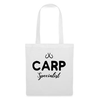 Carp Specialist - Angeln, Angler - Stoffbeutel - Weiß - Vorne