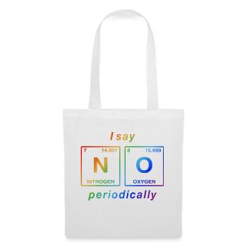 I say NO peropdically - don't be a yes-man! - Tote Bag - white - Front