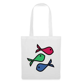 SARDINE. FISH. APRIL FOOL. EASTER. SEA - Tote Bag - white - Front