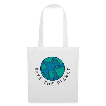 Save the Planet - Stoffbeutel - Weiß - Vorne