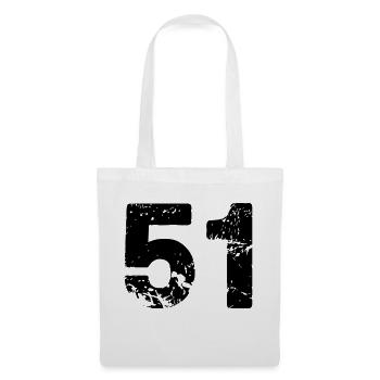 51 - Sac en tissu - blanc - Devant