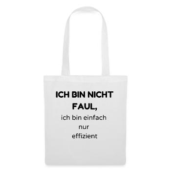 faul4 - Stoffbeutel - Weiß - Vorne