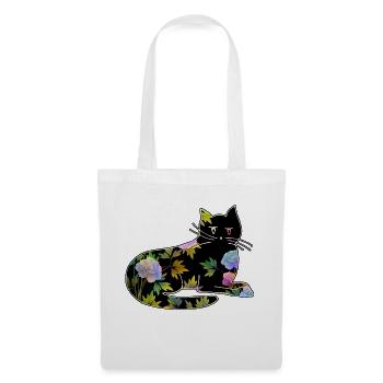 Cat - Tote Bag - white - Front