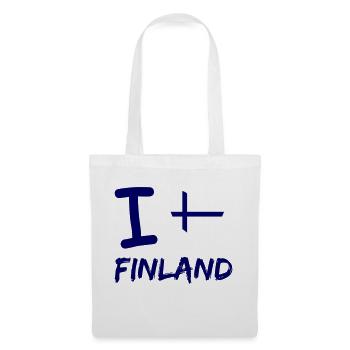 i love finland - Stoffbeutel - Weiß - Vorne