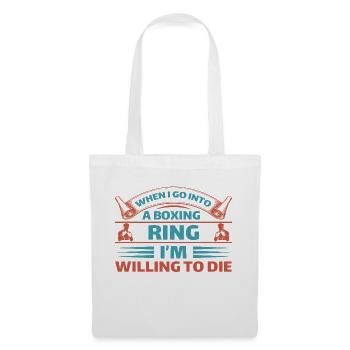 Boxing Threads 15 - Stoffbeutel - Weiß - Vorne