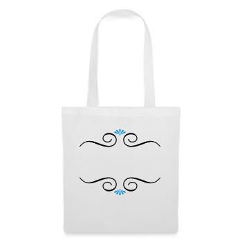 Embellishment Ornament Pattern Blossom Flower Your Text - Tote Bag - white - Front