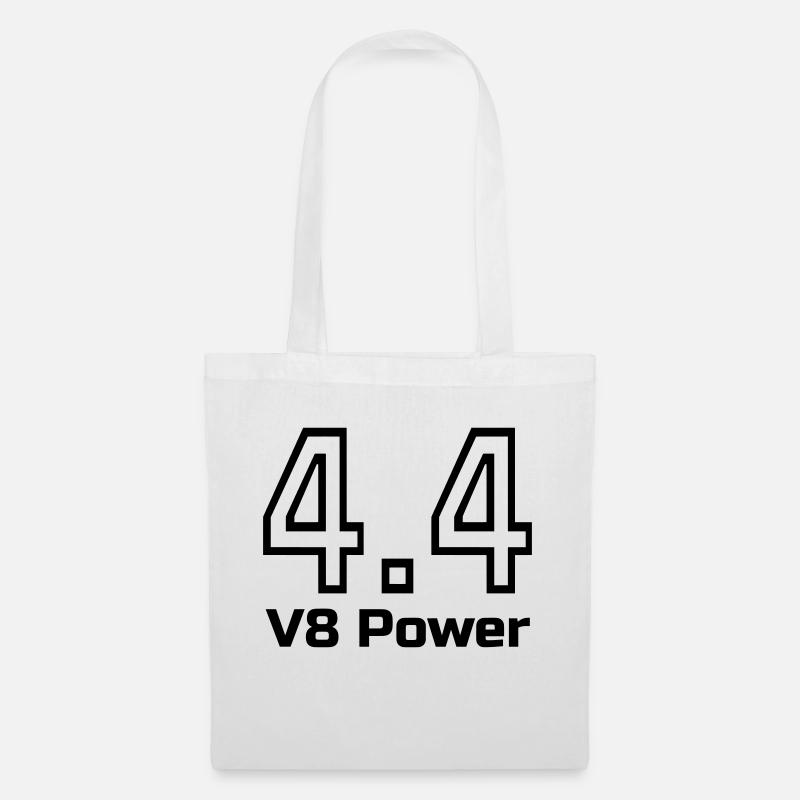4.4 V8 Power - Stoffbeutel - Weiß
