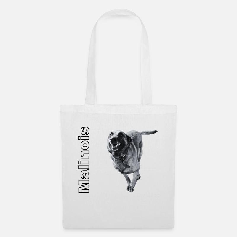 Malinois Belgian Shepherd Schutzhund - Tote Bag - white