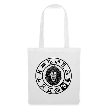 Zodiac sign Leo in circle of twelve signs - Tote Bag - white - Front
