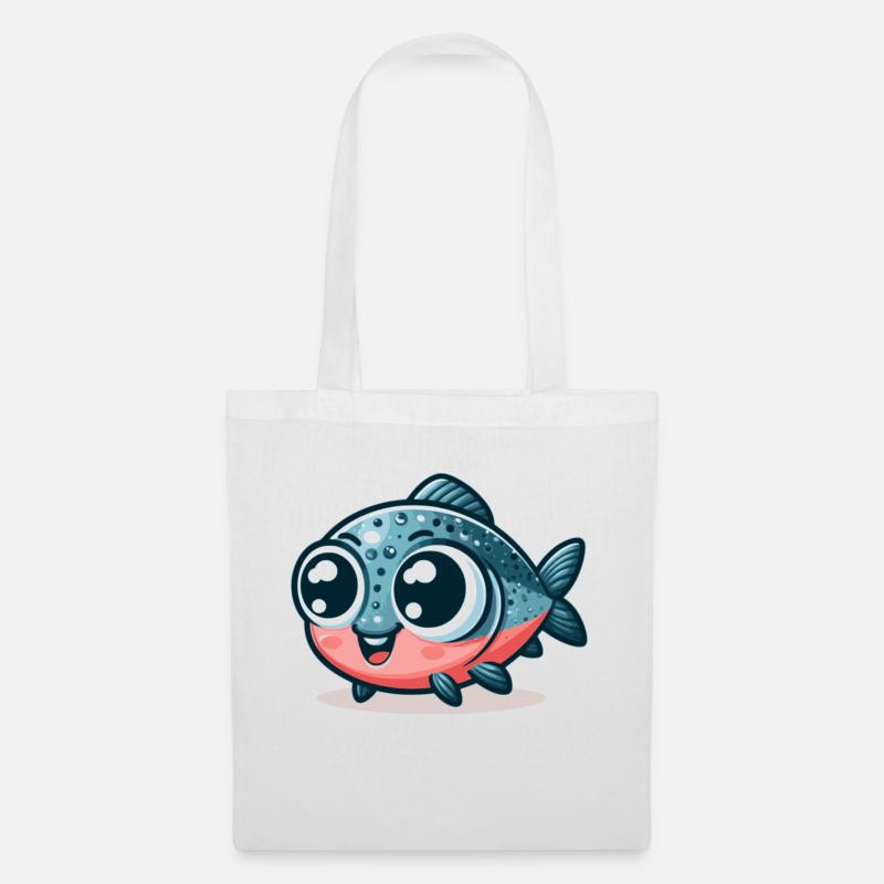 Salmon - Tote Bag - white