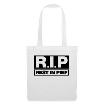 REPOS À PIEF (R.I.P.) - Sac en tissu - blanc - Devant