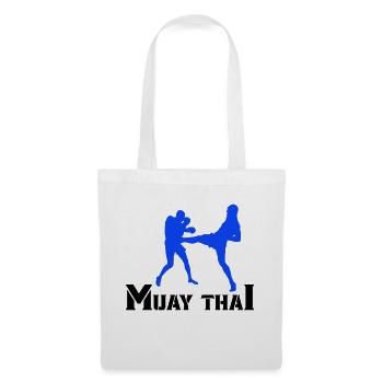 muay thai - Stoffbeutel - Weiß - Vorne