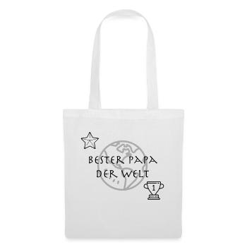 Best Dad in the World Gift Idea - Tote Bag - white - Front