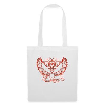 Aigle et Serpent (V2) - Sac en tissu - blanc - Devant