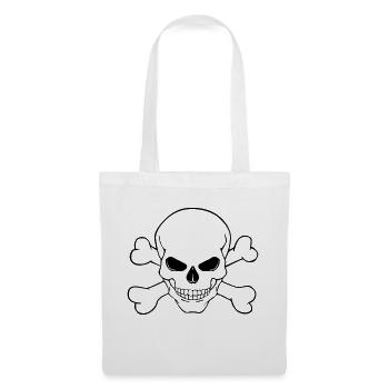 Skull - Stoffbeutel - Weiß - Vorne