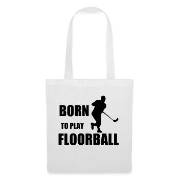 Floorball Ballsport Innebandy Unihockey - Stoffbeutel - Weiß - Vorne