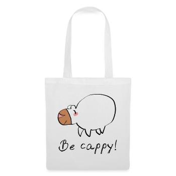 Ne vous inquiétez pas, soyez cappy - Sac en tissu - blanc - Devant