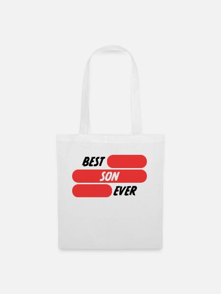 Bester Sohn aller Zeiten - Stoffbeutel - Weiß