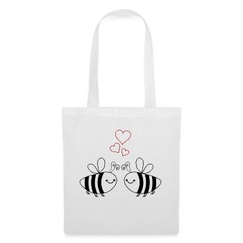 Bee Love - Tote Bag - white - Front