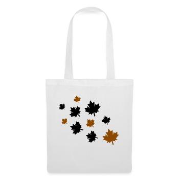 Feuilles d’érable - Sac en tissu - blanc - Devant